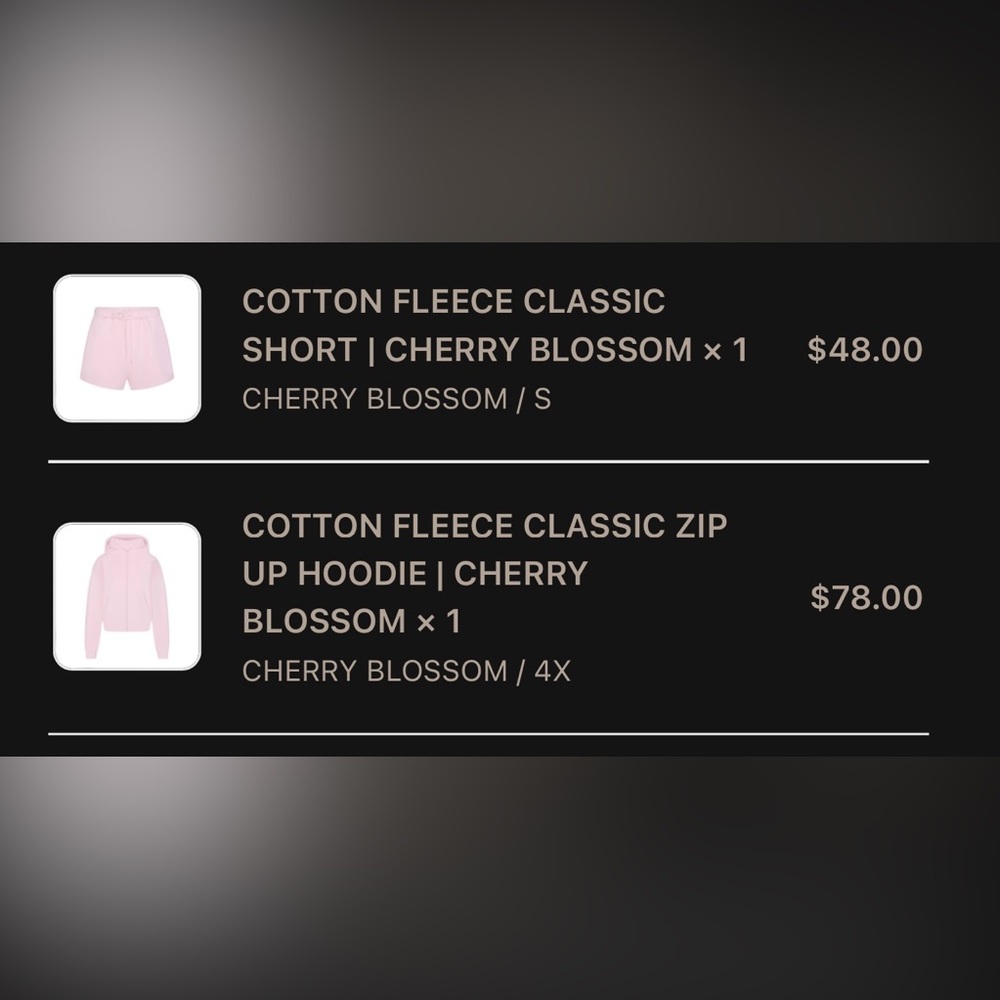 CHERRY BLOSSOM SKIMS SET